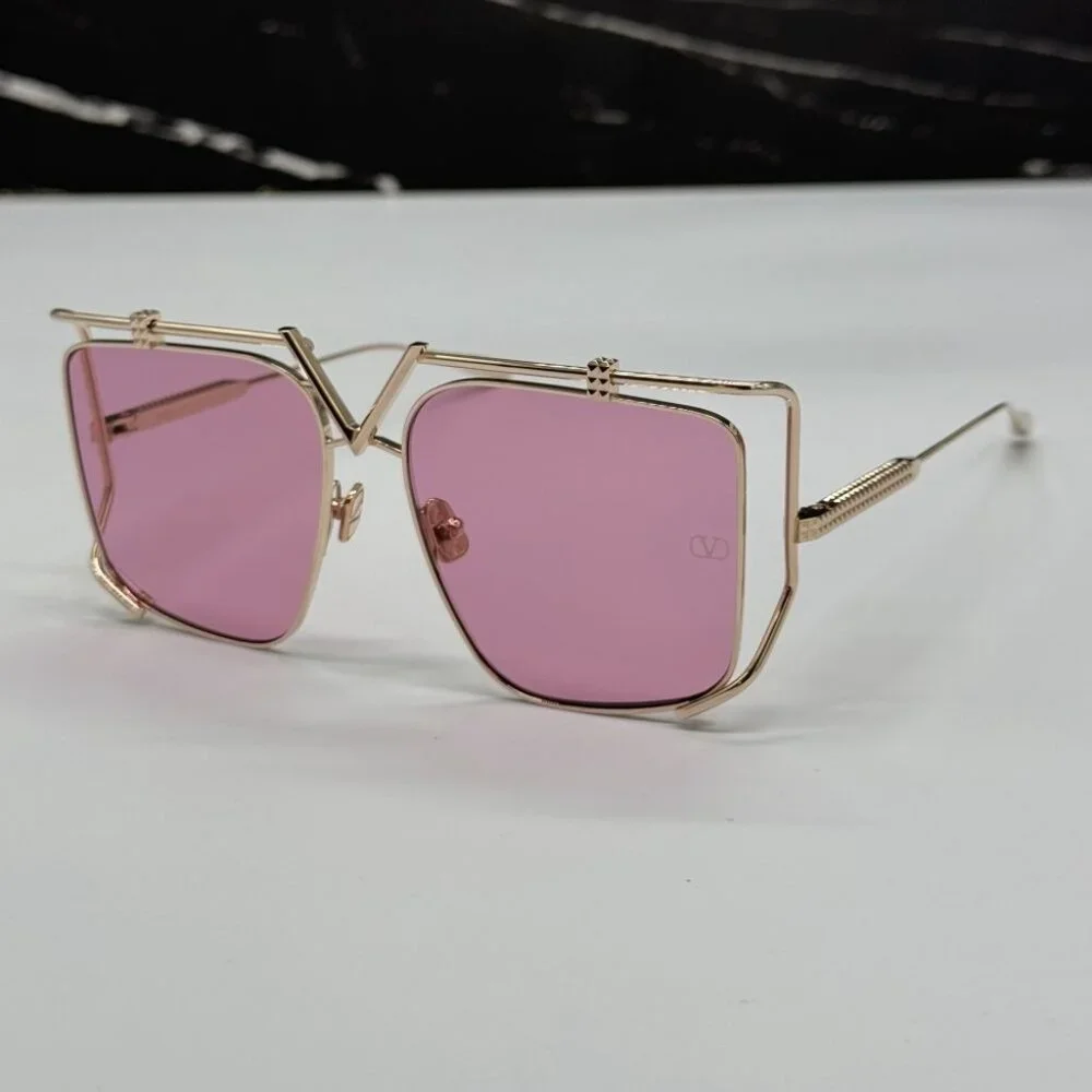 NEW VALENTINO V-LIGHT PINK WOMEN SUNGLASSES VALENTINO VLS-116C PINK